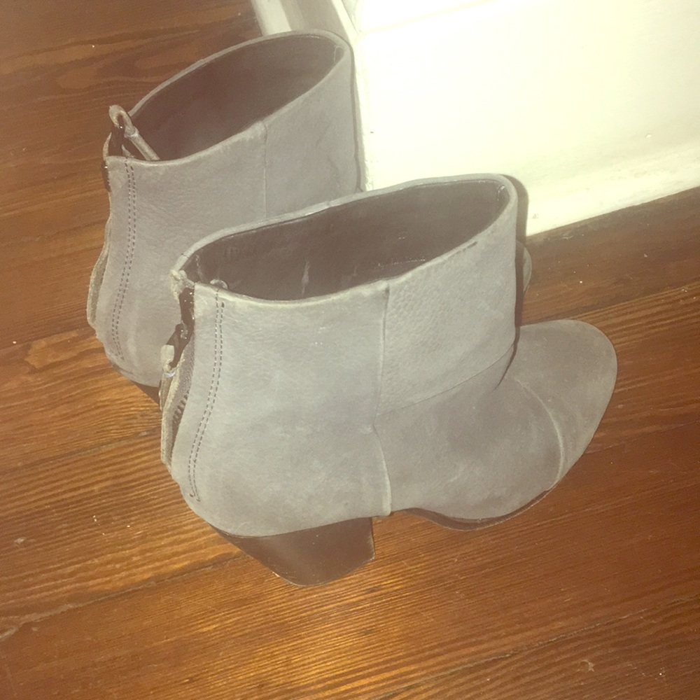 Grey Rag and Bone Heeled Booties Size 7